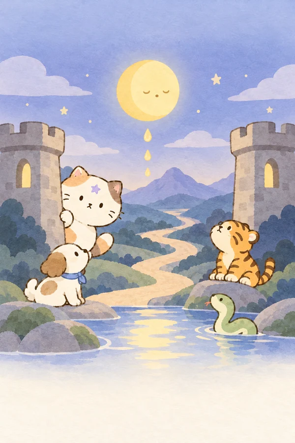 달 카드 그림